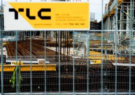 TLC realization Młociny mall edge protection system