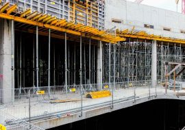 TLC realization Młociny mall edge protection system
