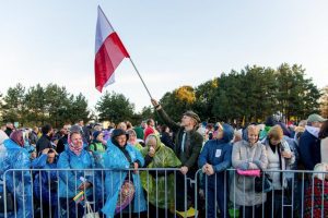 TLC CITY guardrails during Pope Francis' pilgrimage in Lithuania