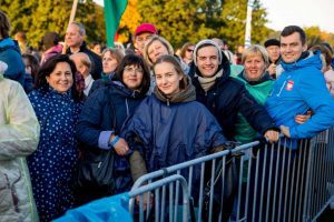 TLC CITY guardrails during Pope Francis' pilgrimage in Lithuania