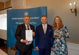 pracownicy TLC z nagrodą państwowej inspekcji pracy prracodawca - organizator pracy bezpiecznej
