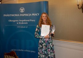 pracownik TLC z nagrodą państwowej inspekcji pracy pracodawca - organizator pracy bezpiecznej