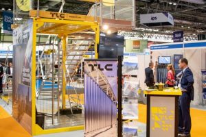TLC presenting their steel structures at UK Construction Week 2018