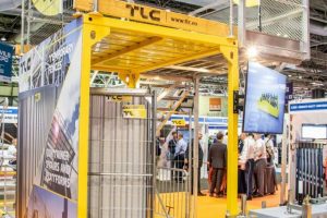 TLC presenting their steel structures at UK Construction Week 2018