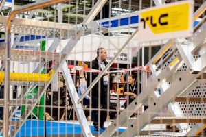 TLC presenting their steel structures at UK Construction Week 2018