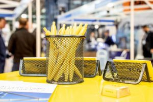 TLC presenting their steel structures at UK Construction Week 2018