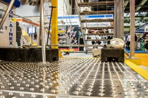 TLC presenting their steel structures at UK Construction Week 2018