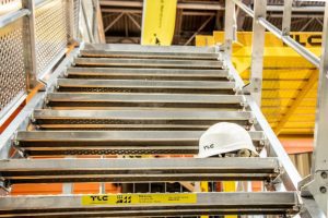 TLC presenting their steel structures at UK Construction Week 2018