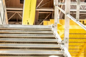 TLC presenting their steel structures at UK Construction Week 2018
