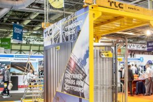 TLC presenting their steel structures at UK Construction Week 2018