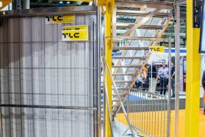 TLC presenting their steel structures at UK Construction Week 2018