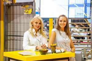 TLC presenting their steel structures at UK Construction Week 2018