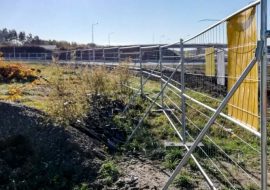 mobilt fences mesh fence Gdynia realisation Sea Towers