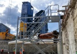 tas smart mobilt fence Gdynia realisation Sea Towers