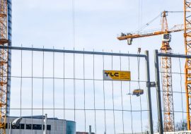 tlc group temporary fences smart mobilt office block complex Centrum Południe Poland www-2