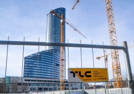 tlc group temporary fences smart mobilt office block complex Centrum Południe Poland www-2